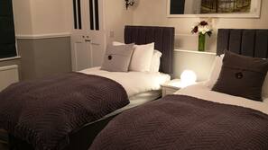 Premium bedding, pillow top beds, individually decorated