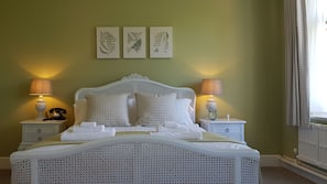 Premium bedding, blackout curtains, free cots/infant beds, rollaway beds