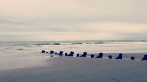 On the beach