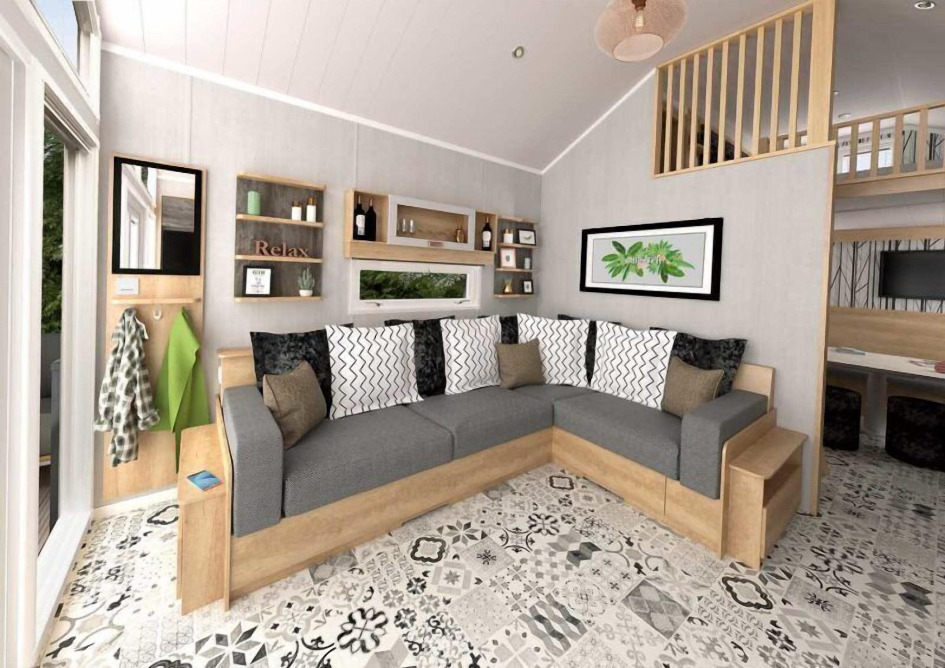 Riddings Wood lodges in Alfreton, United Kingdom