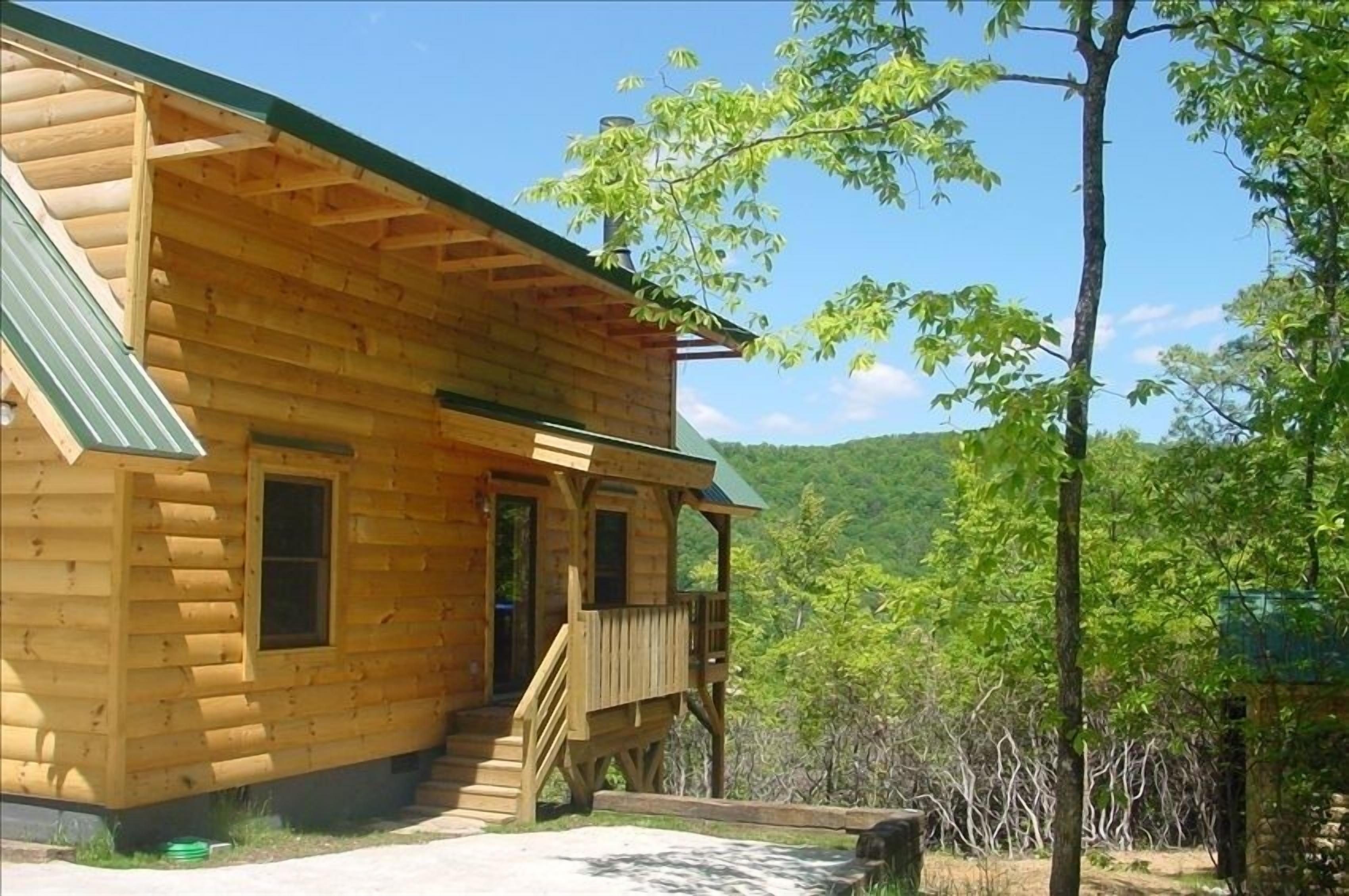 Timber Frame Cabin On Screamer Mountain Panoramic Views In