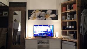 2 slaapkamers, een strijkplank/strijkijzer, wifi, beddengoed