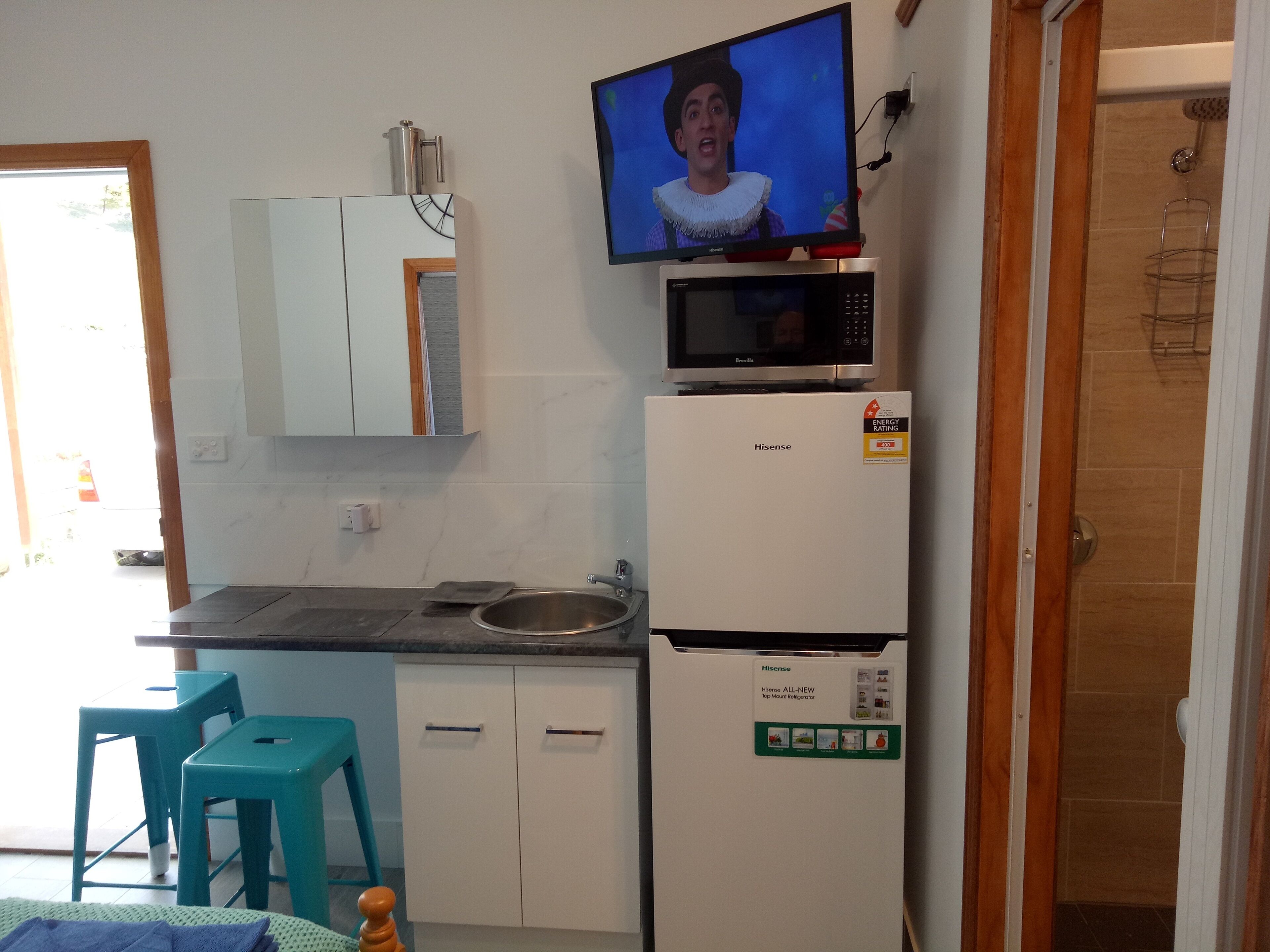 This is a Studio Apartment Comfortable and Compact