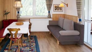 TV, table tennis table