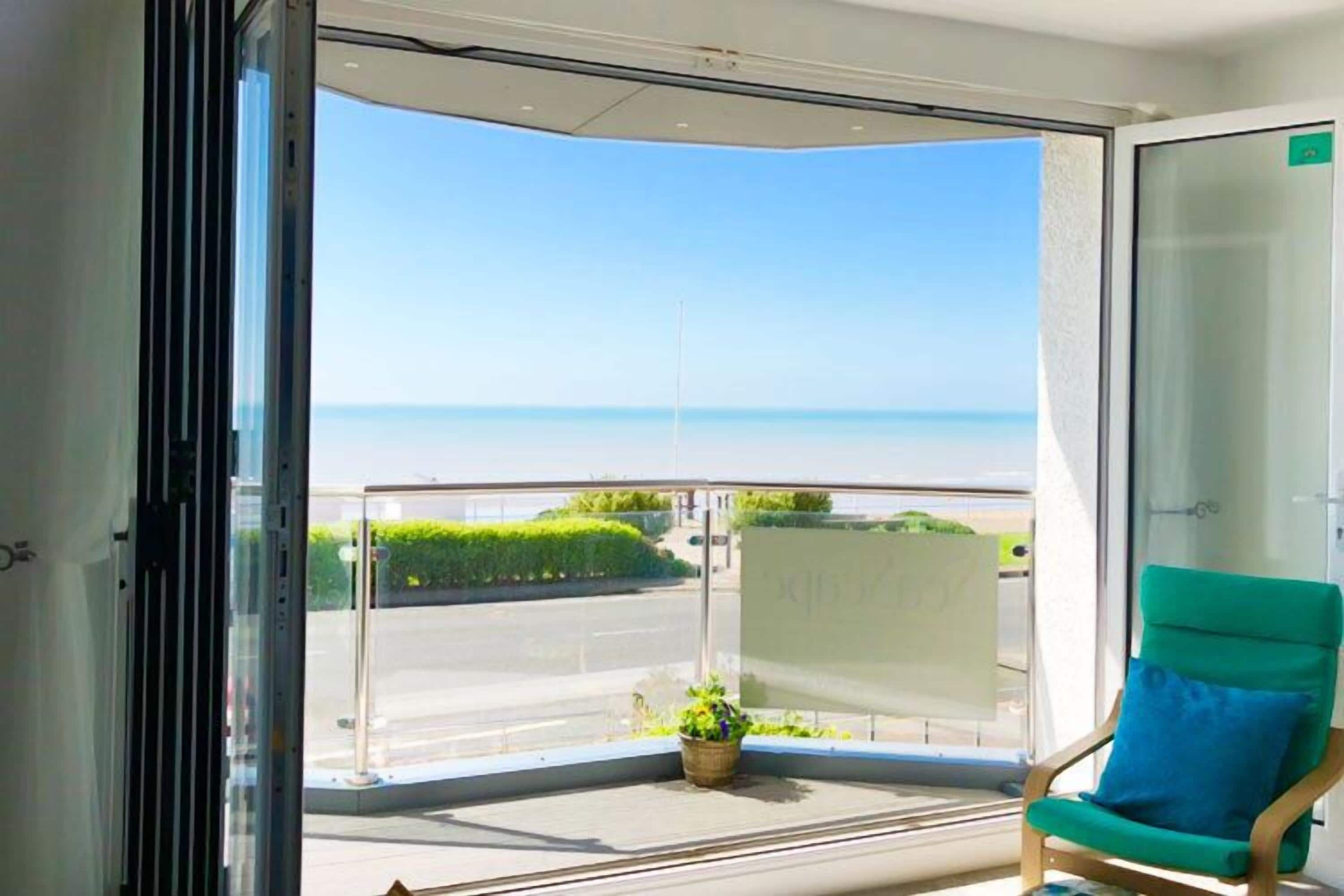 Seaviews Located Adjacent to the Beachfront and Bexhill Promanade in Bexhill, United Kingdom