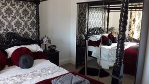 Premium bedding, individually decorated, individually furnished, desk