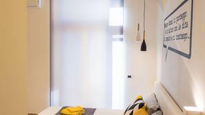 Individually decorated, individually furnished, desk, blackout curtains