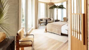 Frette Italian sheets, premium bedding, pillow top beds, minibar