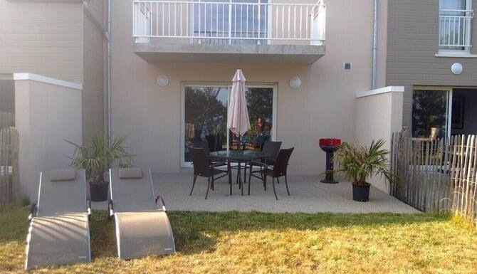 Cap Barneville Carteret Apartment 4 Terrace Enclosed Land