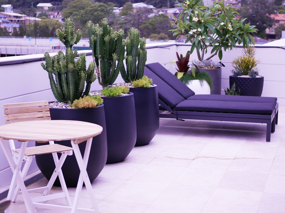 Luxury Apartment - Ocean Views & Large Roof Top Garden with Private Spa