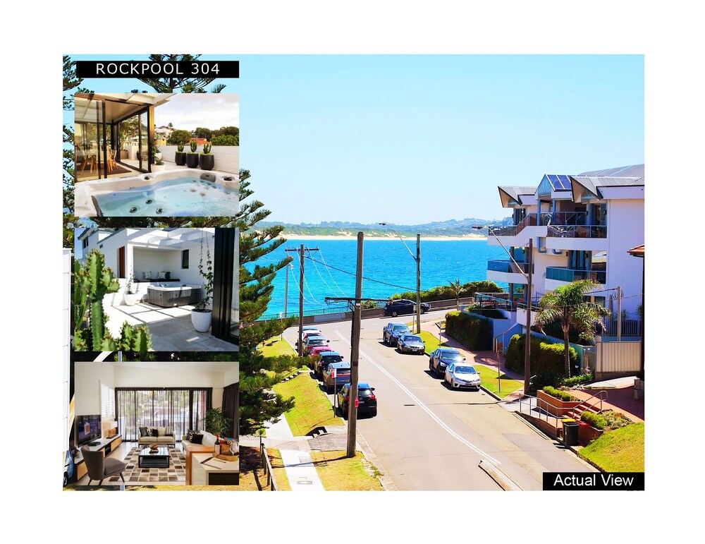 Luxury Apartment - Ocean Views & Large Roof Top Garden with Private Spa