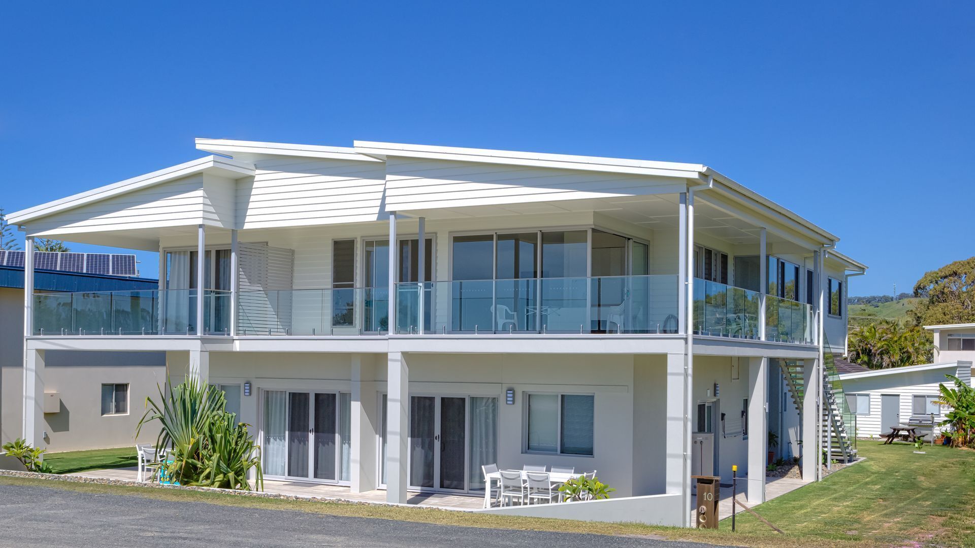 Absolute beachfront location