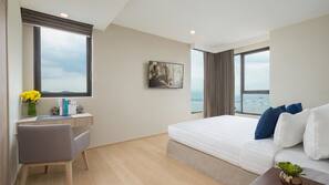 In-room safe, desk, iron/ironing board, free cribs/infant beds