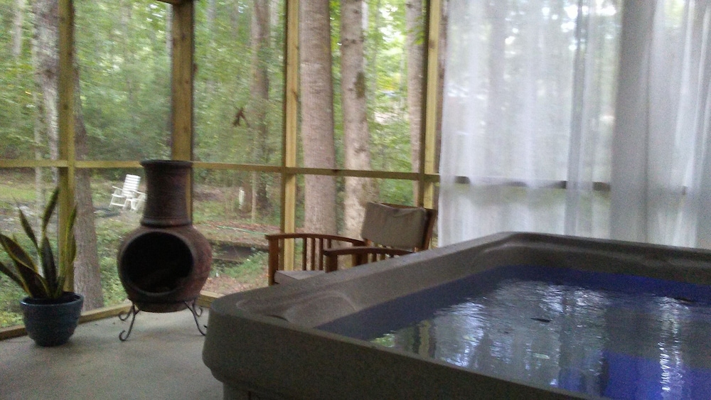 A woodsy suburban gem near Asheville NC   