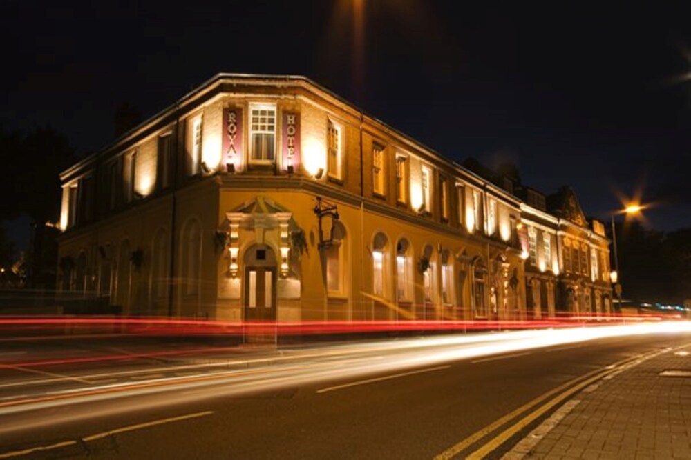 Front of property - evening/night, The Townhouse Sutton