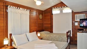 Cofres nos quartos, Wi-Fi de cortesia, roupa de cama
