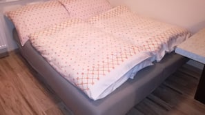 Blackout curtains, linens