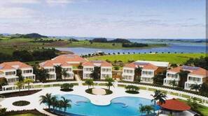 Indoor pool, outdoor pool