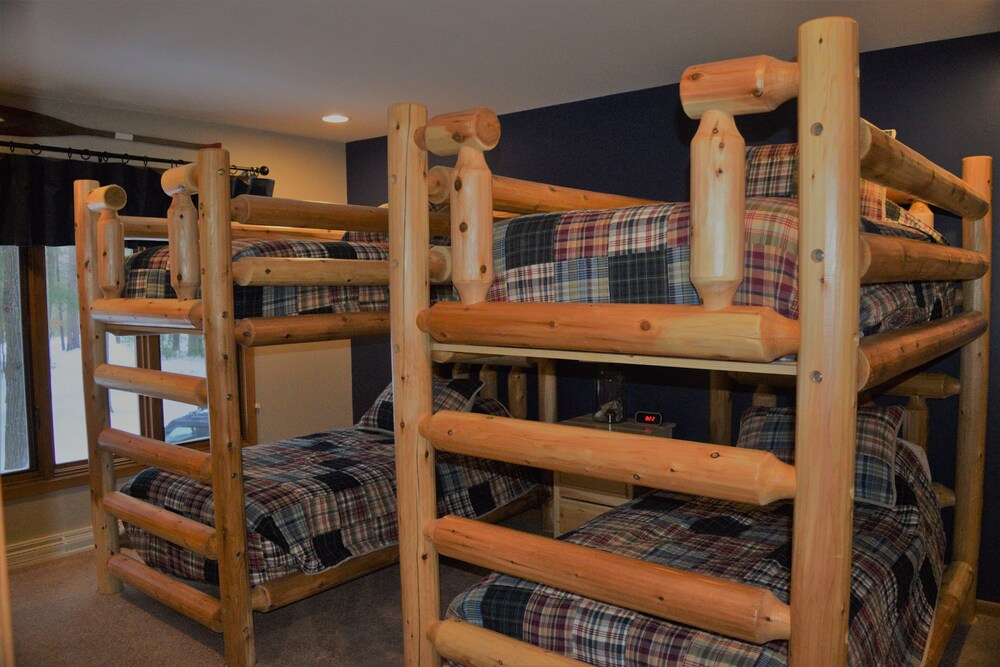 Big St Germain Lake House Secluded 3 Acre setting with stream running