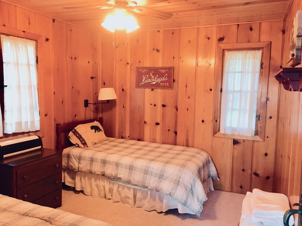 Charming Cabin with Beautiful Spooner Lake Front Washburn County Vrbo