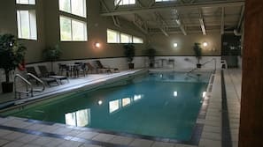 Indoor pool, outdoor pool
