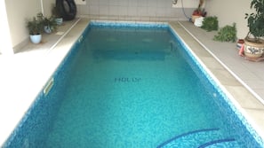 Indoor pool, a heated pool