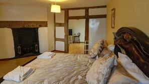 Premium bedding, free WiFi, linens