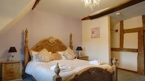 Premium bedding, free WiFi, linens