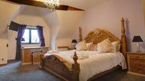 Premium bedding, free WiFi, linens