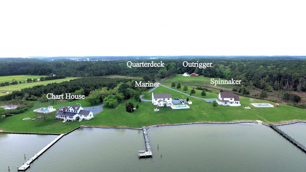 Weddings/Reunions/Corp & Private Retreats 22 Acre Chesapeake Waterfront Estate