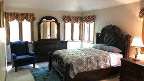 3 bedrooms, memory foam beds, in-room safe, individually decorated