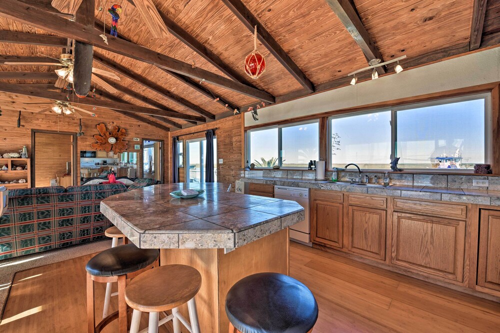 NEW! Sargent Beach Home by the Sea w/ Dock!, Bay City Room Prices