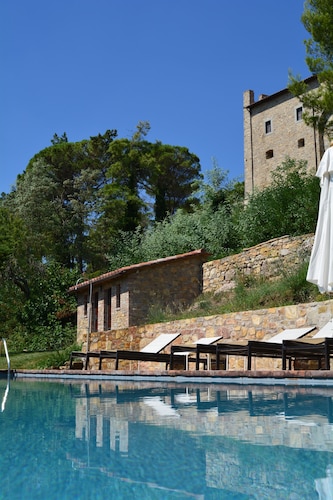 Umbria Restored Olive Mill at Castello Di Montegiove, Leccino in Montegabbione, Italy