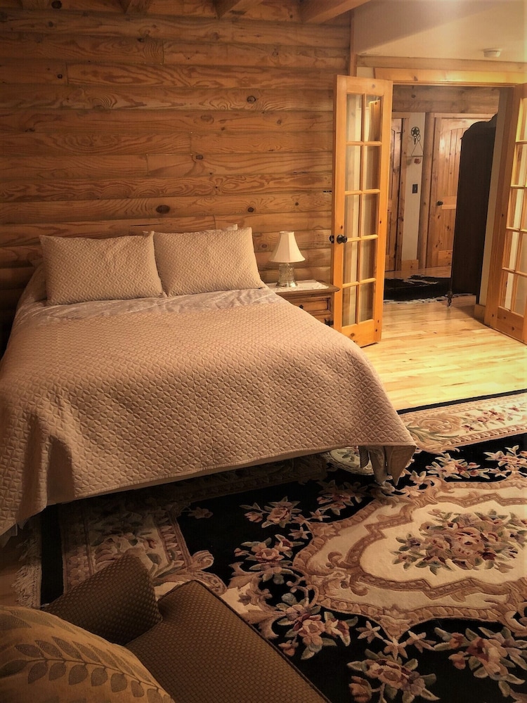 Spectacular Log Home...12 Acres on Private Cove, Lakefront Barry