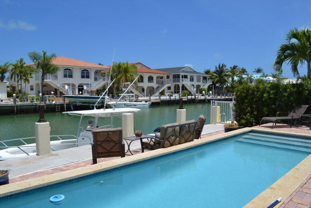 Key Colony Beach Waterfront Pool Home Key Colony Beach Vrbo
