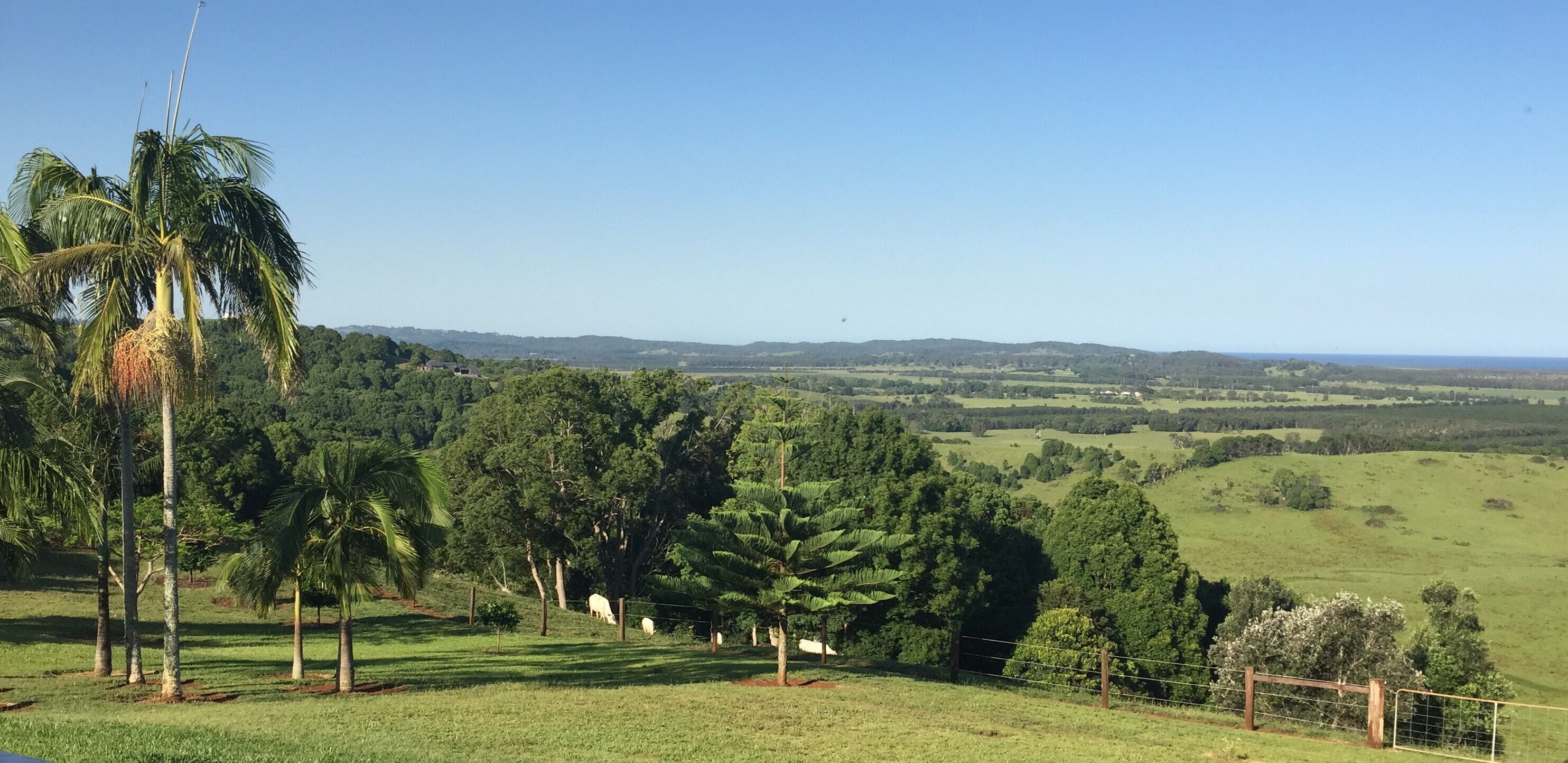 Ocean vista retreat near Lennox Head & Byron Bay.