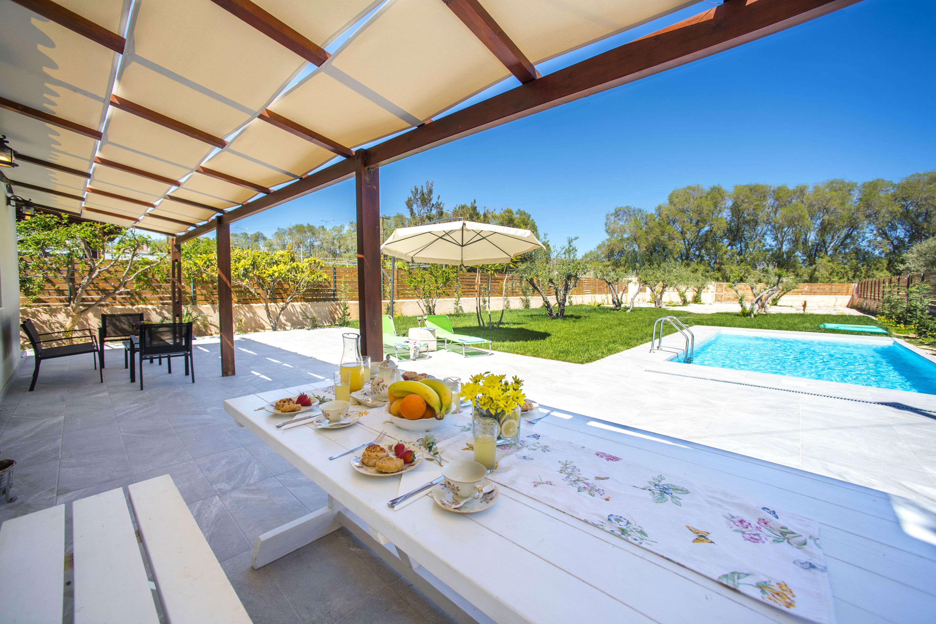 Villa Olivia with Private Pool and Garden in Heraklion, Greece
