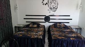 1 bedroom, premium bedding, memory foam beds, individually decorated