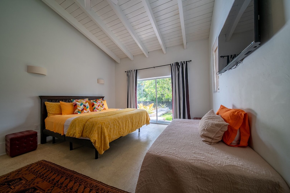 Art Nango tropical pool side retreat.