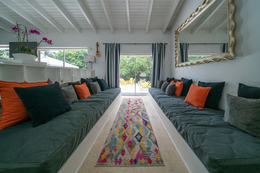 Art Nango tropical pool side retreat.