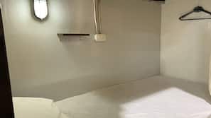 Laptop workspace, free WiFi, linens