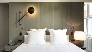 Hypoallergeen beddengoed, een minibar, een kluis op de kamer