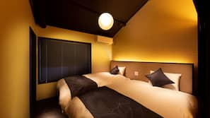 Down comforters, pillowtop beds, blackout drapes, soundproofing