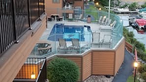 Indoor pool, a heated pool