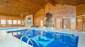 Indoor pool, a heated pool
