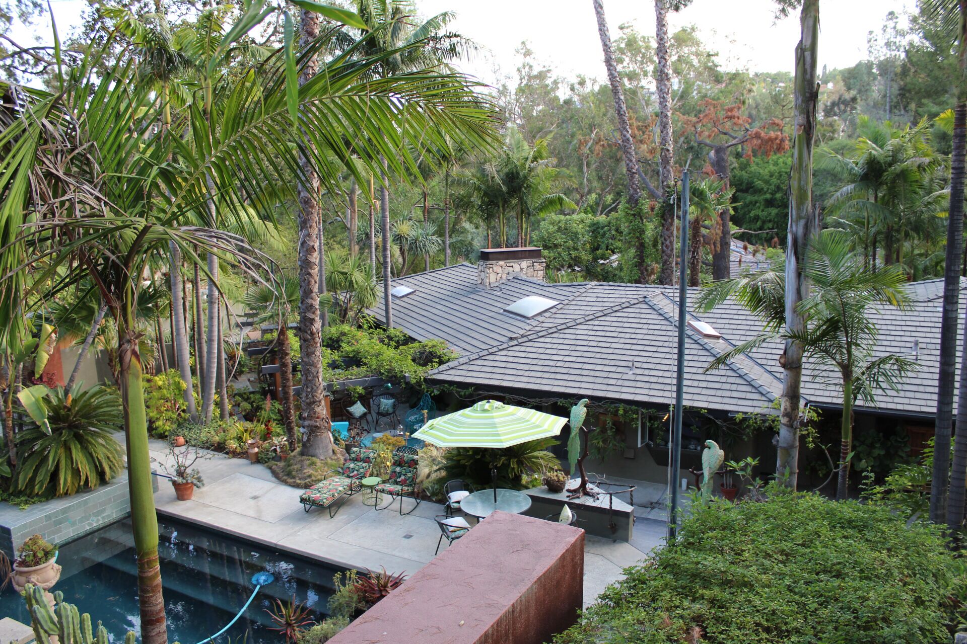 Secret garden in Santa Ana, United States