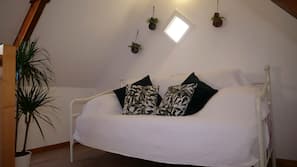 Individually decorated, individually furnished, iron/ironing board