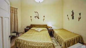 1 bedroom, memory foam beds, individually decorated