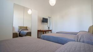 Desk, free WiFi, linens