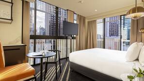 Pillowtop beds, in-room safe, blackout drapes, iron/ironing board
